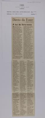 Direto da Fonte: Á luz do livro-texto