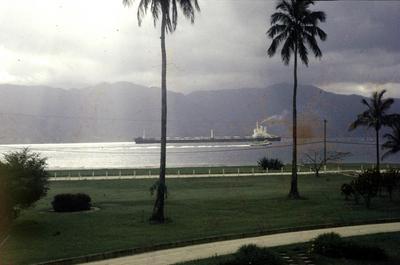 Vista para o canal de São Sebastião