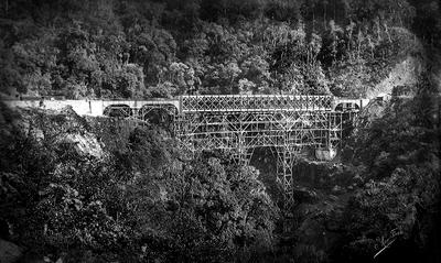 Estrada de Ferro Paranaguá-Curitiba, Ponte sobre o Rio São João, Km 62,21