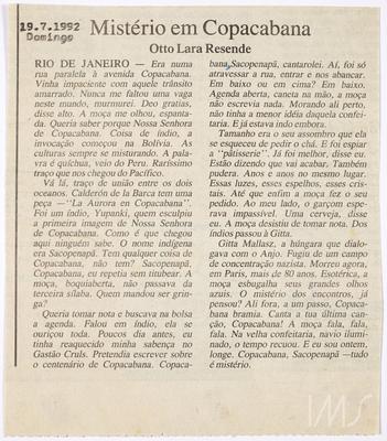 Mistério em Copacabana