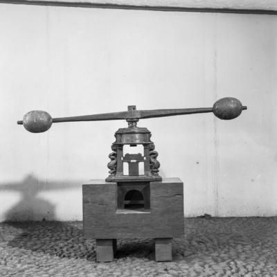 Museu do Ouro - Prensa para cunhar barras de ouro