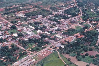 Vista aérea de cidade