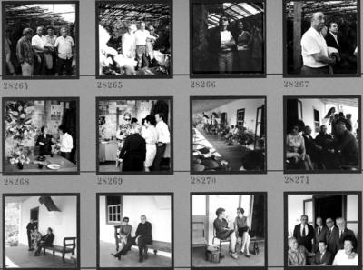 Sítio Burle Marx, na ocasião da visita de Pablo Neruda