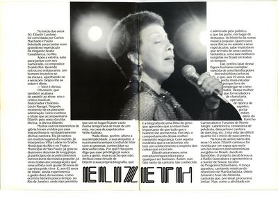 A Divina Elizeth in Maksoud Plaza Music Hall