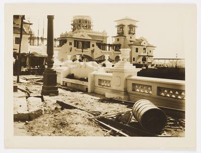 Exposição Internacional de 1922: pavilhões em obras