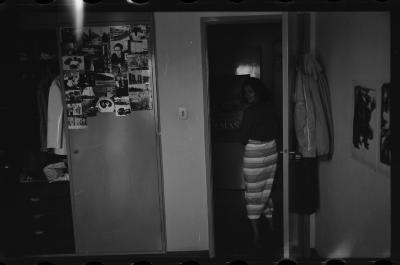 Luiz Carlos Ripper e Lena, na casa de Jorge, antes de viagem para locações do filme do Caca Diegues