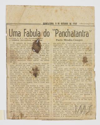 Uma fábula do Panchatantra