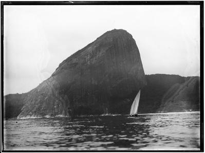 Entrada da Baía de Guanabara, com destaque para o Morro do Pão de Açúcar