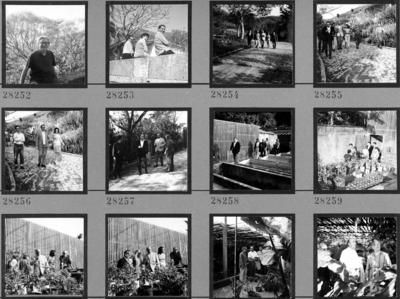 Sítio Burle Marx, na ocasião da visita de Pablo Neruda