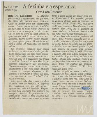 A fezinha e a esperança