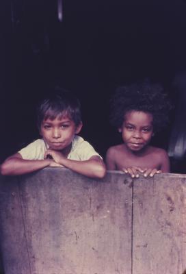 Vila de pescadores no litoral sul, próximo ao Quilombo de Sibaúma