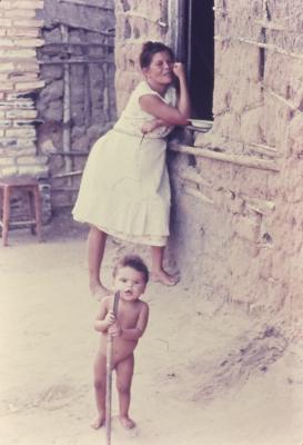 Vila de pescadores no litoral sul, próximo ao Quilombo de Sibaúma