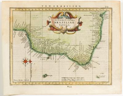Accuratissima Brasiliae Tabula