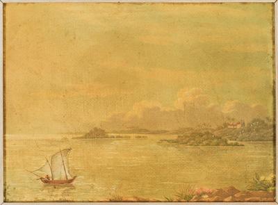 [Foz do Rio Santa Cruz e a Igreja]