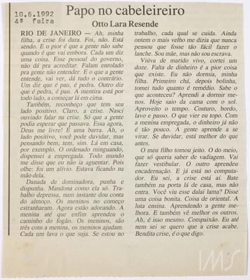 Papo no cabeleireiro