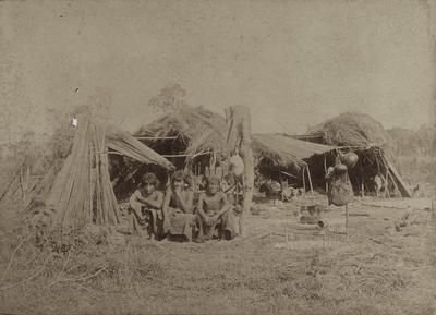 Habitação de grupo Indígena