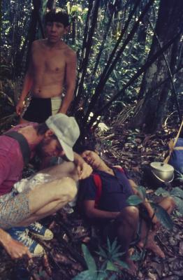 Expedição Pico da Neblina. David Pennington e guias Yanomami