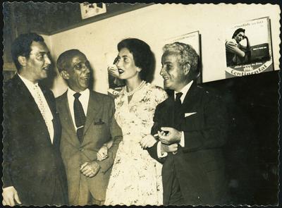 Fernando César, Sávio Silveira, Dóris Monteiro e João de Barro