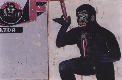 Flagrante de rua - placas, letreiros e cartazes