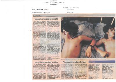 Cinema: Triângulo amoroso na estrada