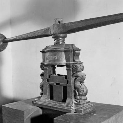 Museu do Ouro - Prensa para cunhar barras de ouro