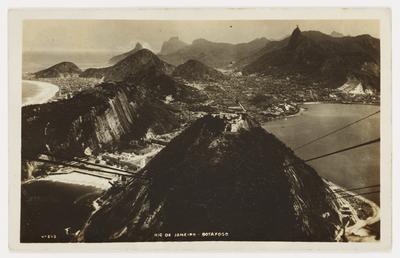 Vista dos bairros da Urca, de Botafogo e de parte de Copacabana; a partir do Morro do Pão de Açúcar