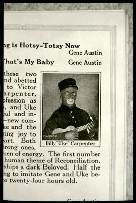 Billy "Uke" Carpenter (reprodução de catálogo)