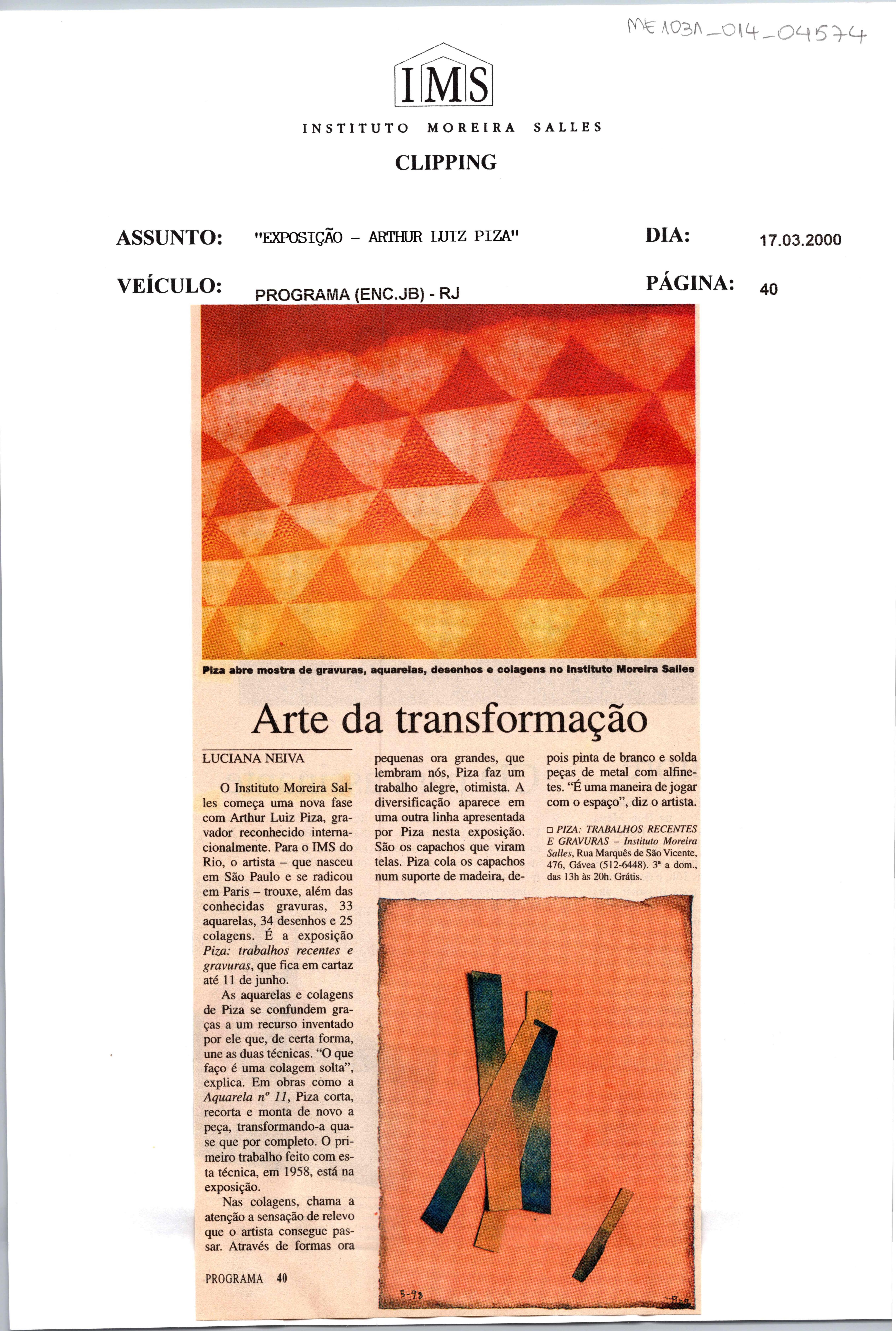 Arte da transformação