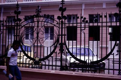 Teatro da Paz - detalhe do gradil