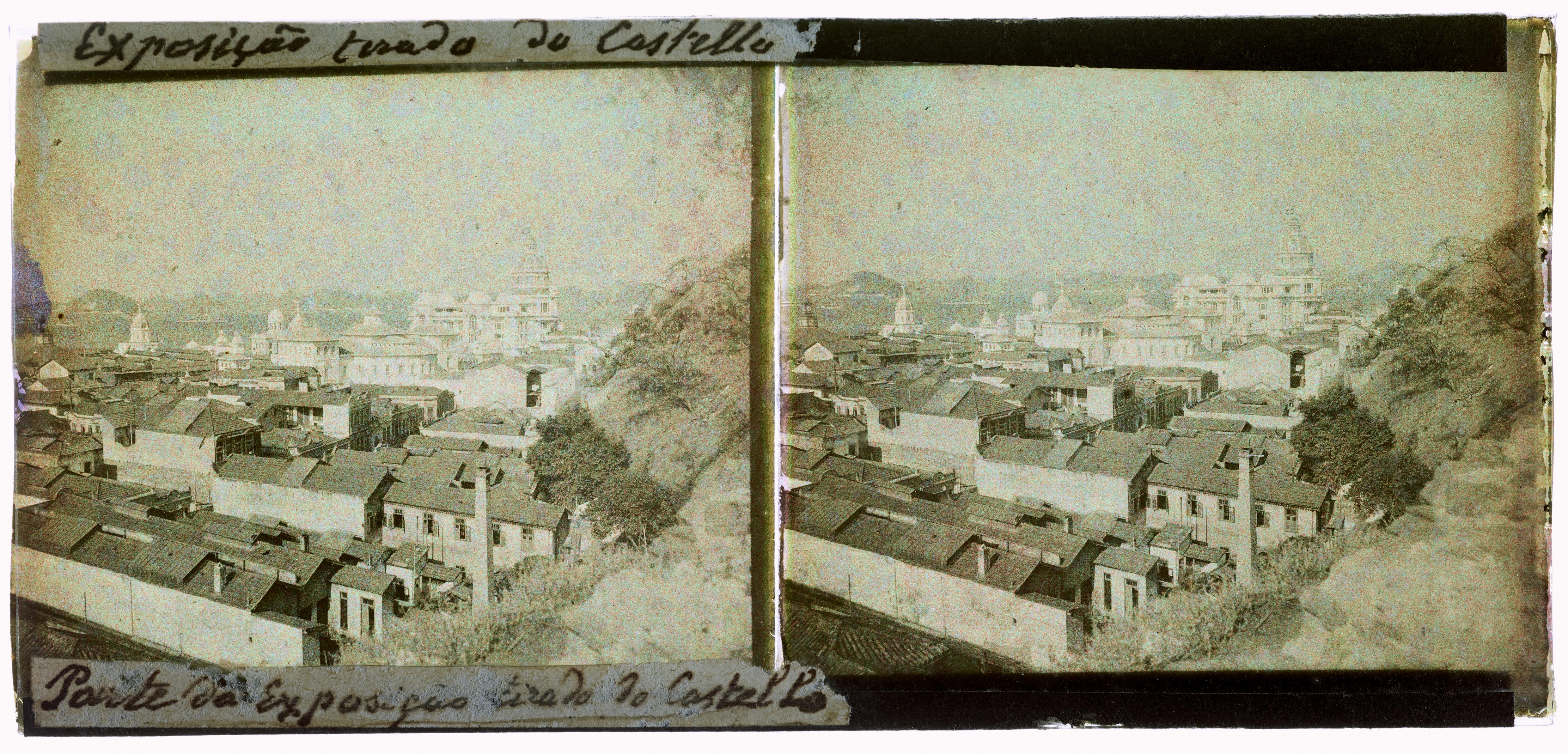 Exposição Internacional de 1922 vista do Morro do Castelo