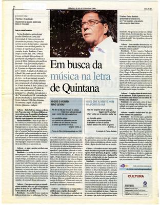 Em busca da música na letra de Quintana