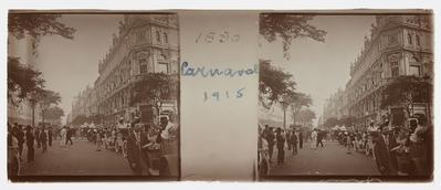 Carnaval na Avenida Central, atual Rio Branco