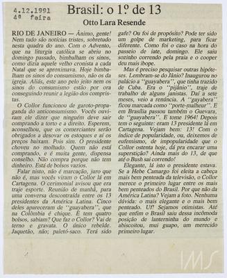 Brasil: o 1º de 13