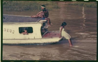 Filmagens de "Iracema: uma transa amazônica", com direção de Jorge Bodanzky e Orlando Senna