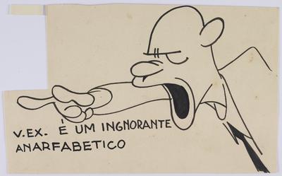 V. Ex. é um ignorante anarfabetico