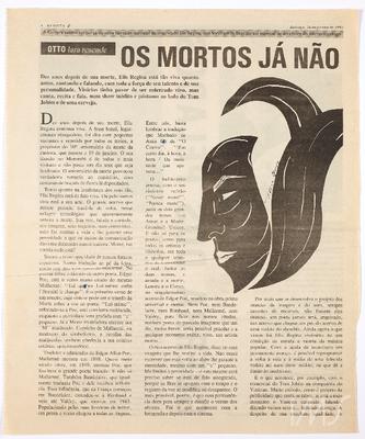 Os mortos já não saem de cena