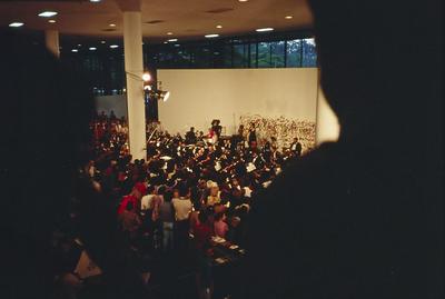 Abertura da 18ª Bienal pelo presidente José Sarney