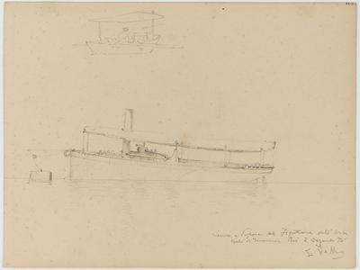 Lancia a Vapore dell' Ispettore dell' Arsenale di Marina