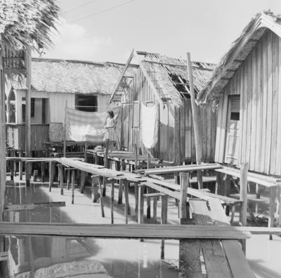 Rio Guamá, palafitas flutuantes