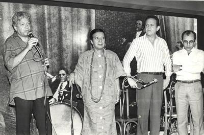 Elizeth com Hermínio, Rubinho e Amilton