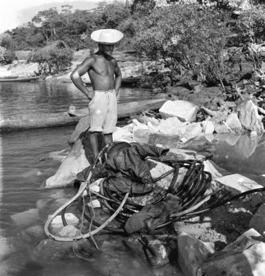 Garimpo de diamantes na Boca do Tauiri