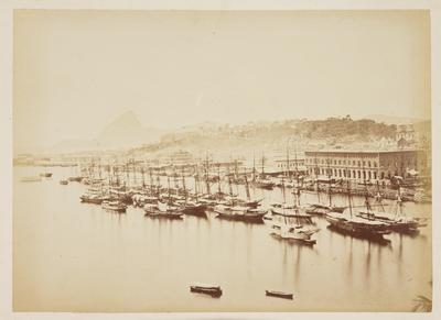 Arsenal da Guerra, Praia do Peixe e Alfândega; a partir da Ilha das Cobras