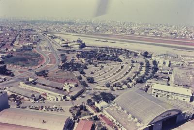 Vista aérea, aeroporto de Congonhas