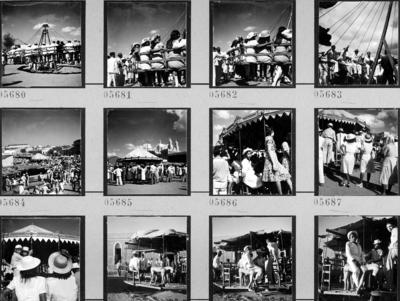 Canindé, romeiros em brinquedos de parque de diversões