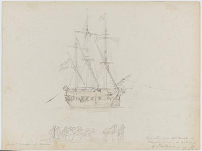 Nave olandese nel Canale di Amsterdam