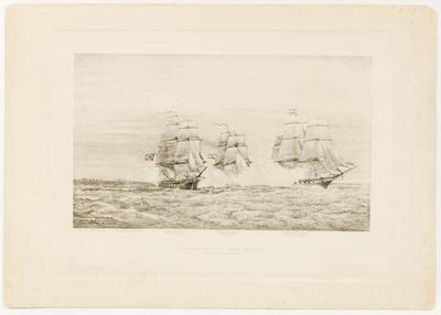 Combate de 11 de Abril de 1826 / Deante de Montevidéo