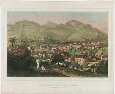 7. Panorama da Cidade de Rio de Janeiro Tomado de San Antonio a vôo de passaro