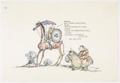 Millôr e o homem de la cancha