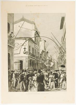 The bombardment of Rio de Janeiro: The Rua do Ouvidor