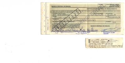 Banco Central do Brasil - Certificado de Dispensa de Recolhimento